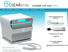 Tablet Screenshot of clearsmileonline.com